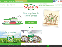 Tablet Screenshot of en.sojasun.com